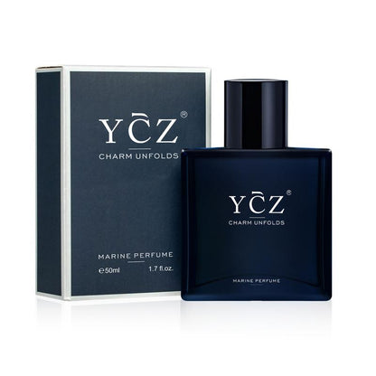 YCZ Midnight Marine Eau De Parfum - Unisex 50Ml Ocean Fresh Scent Premium Aromatic Woody Fragrance for Him & Her Bold Floral Perfume