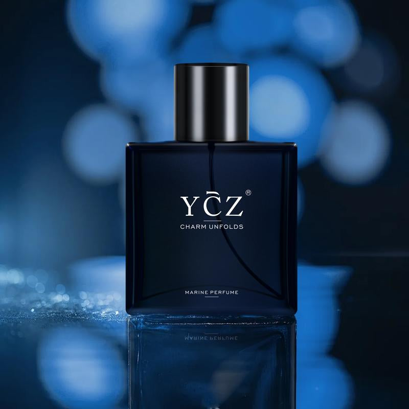YCZ Midnight Marine Eau De Parfum - Unisex 50Ml Ocean Fresh Scent Premium Aromatic Woody Fragrance for Him & Her Bold Floral Perfume