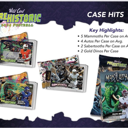 2024 Dino-Might Prehistoric Football Hobby Jumbo Box! - OPENED LIVE!!!!!