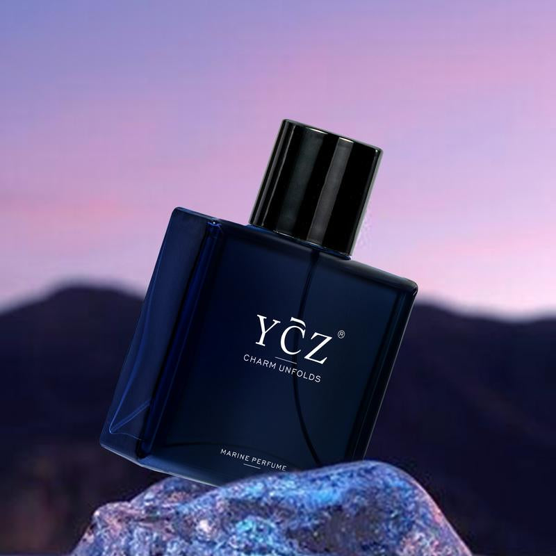 YCZ Midnight Marine Eau De Parfum - Unisex 50Ml Ocean Fresh Scent Premium Aromatic Woody Fragrance for Him & Her Bold Floral Perfume